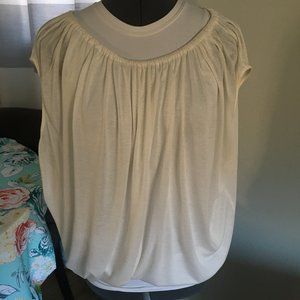 Joie Soft Ivory Silky Top
